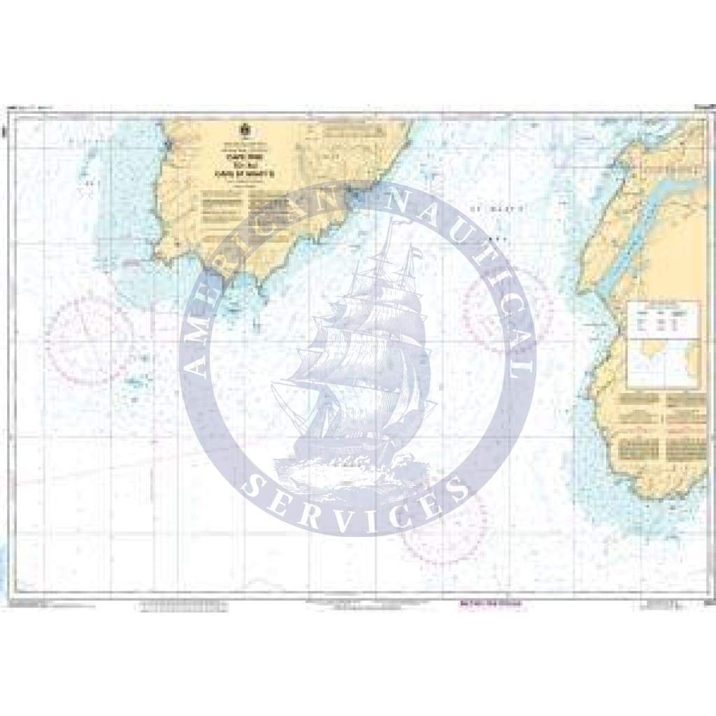 CHS Nautical Chart 4842: Cape Pine to/au Cape St. Marys