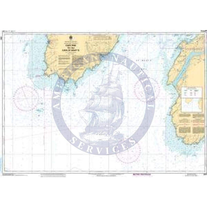 CHS Nautical Chart 4842: Cape Pine to/au Cape St. Marys