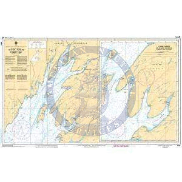 CHS Nautical Chart 4843: Head of / Fond de St Marys Bay
