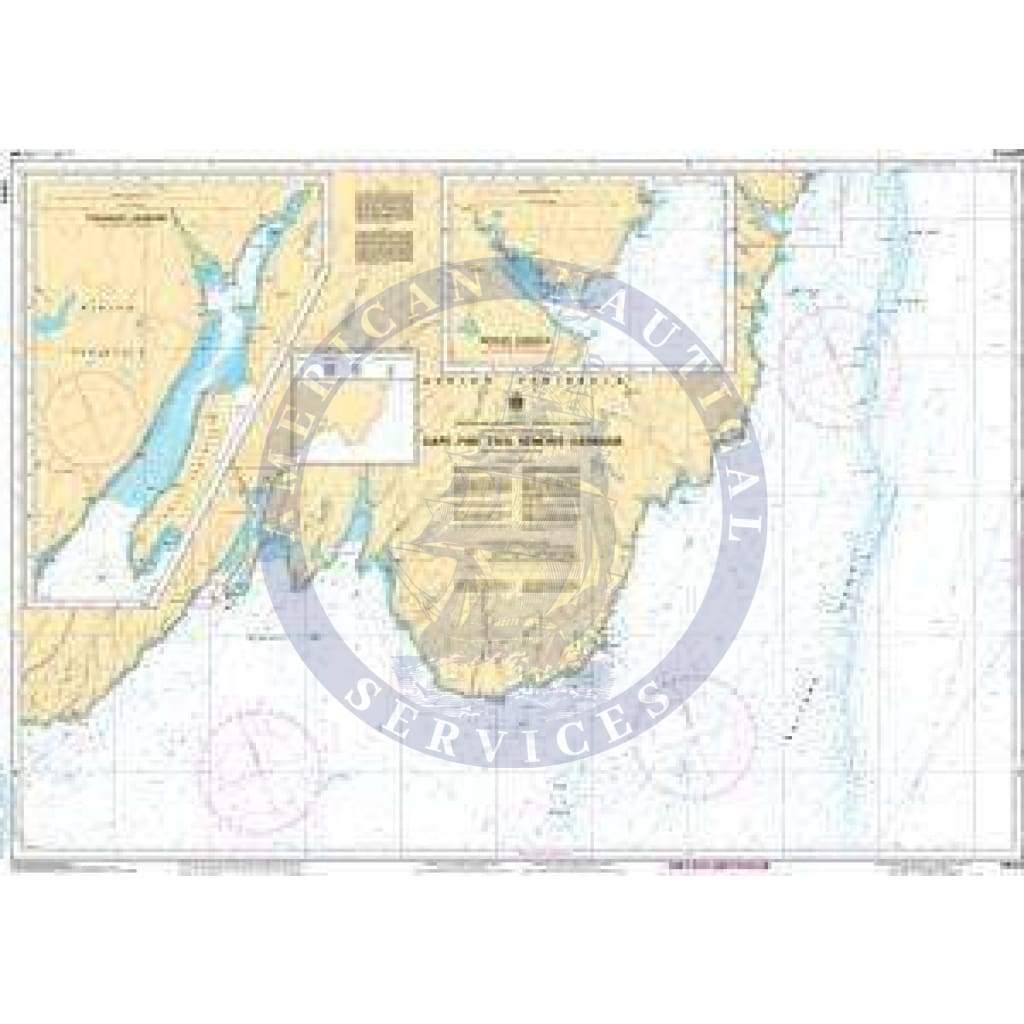 CHS Nautical Chart 4844: Cape Pine to/à Renews Harbour