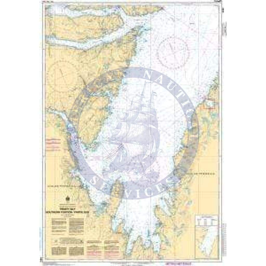 CHS Nautical Chart 4851: Trinity Bay: Southern Portion/Partie Sud