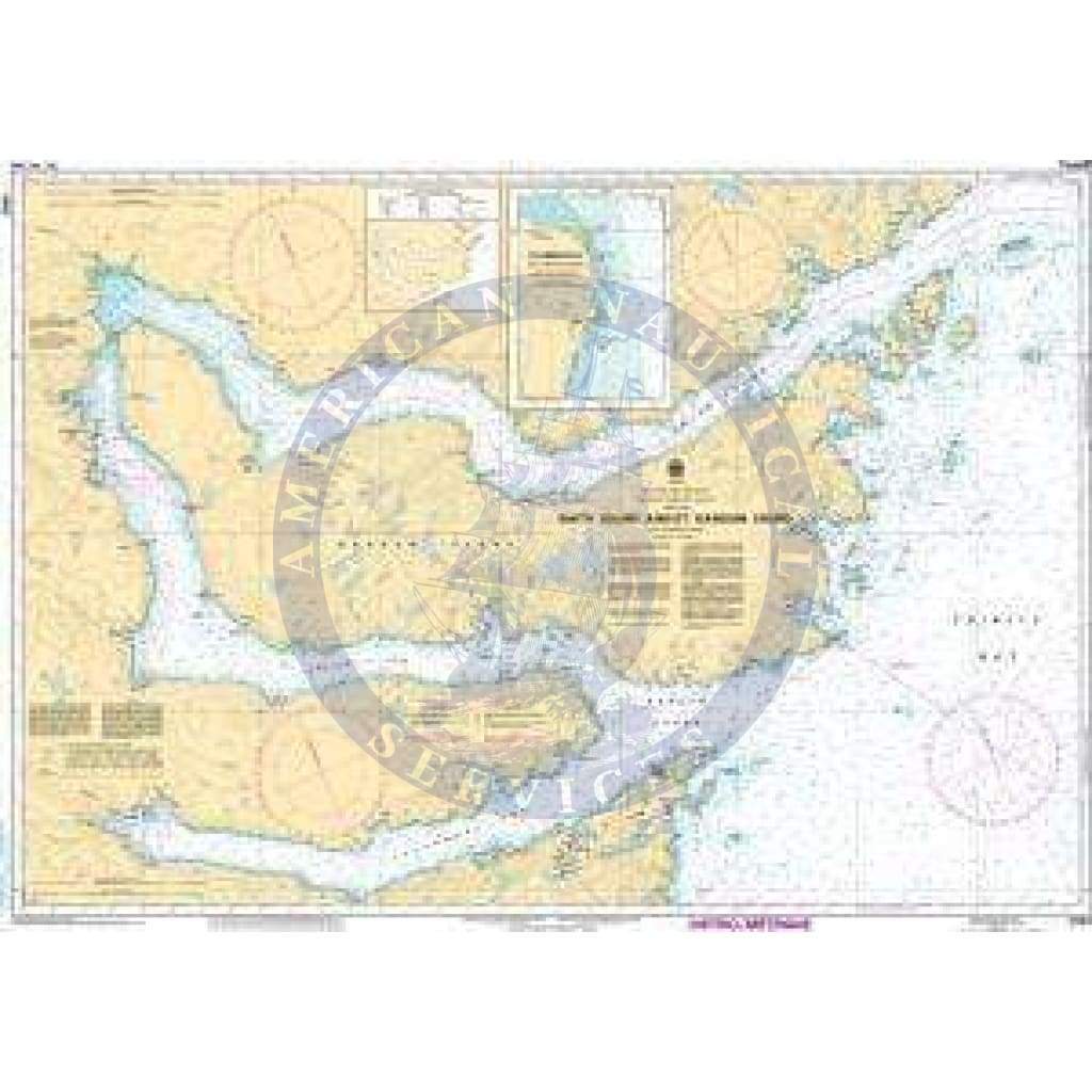 CHS Nautical Chart 4852: Smith Sound and/et Random Sound