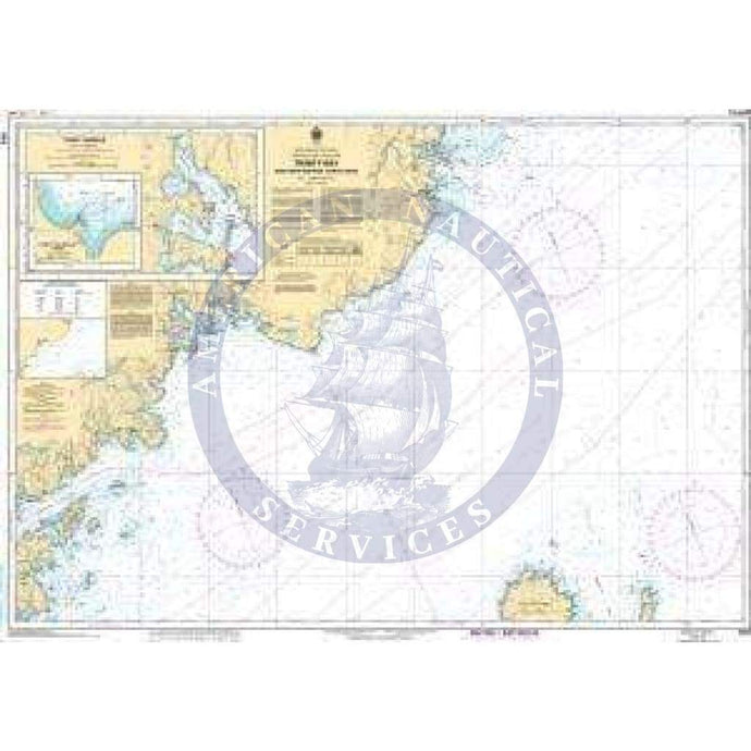 CHS Nautical Chart 4853: Trinity Bay: Northern Portion/Partie Nord