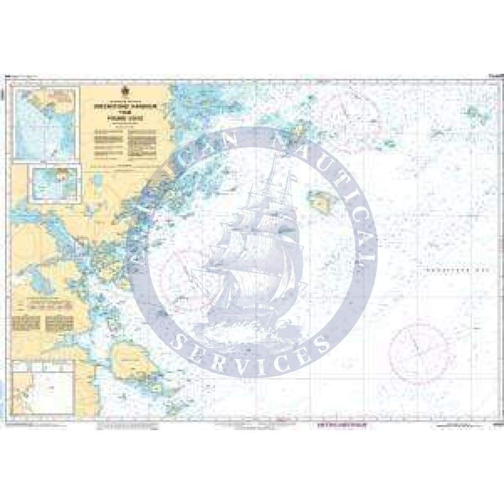 CHS Nautical Chart 4858: Greenspond Harbour to/à Pound Cove