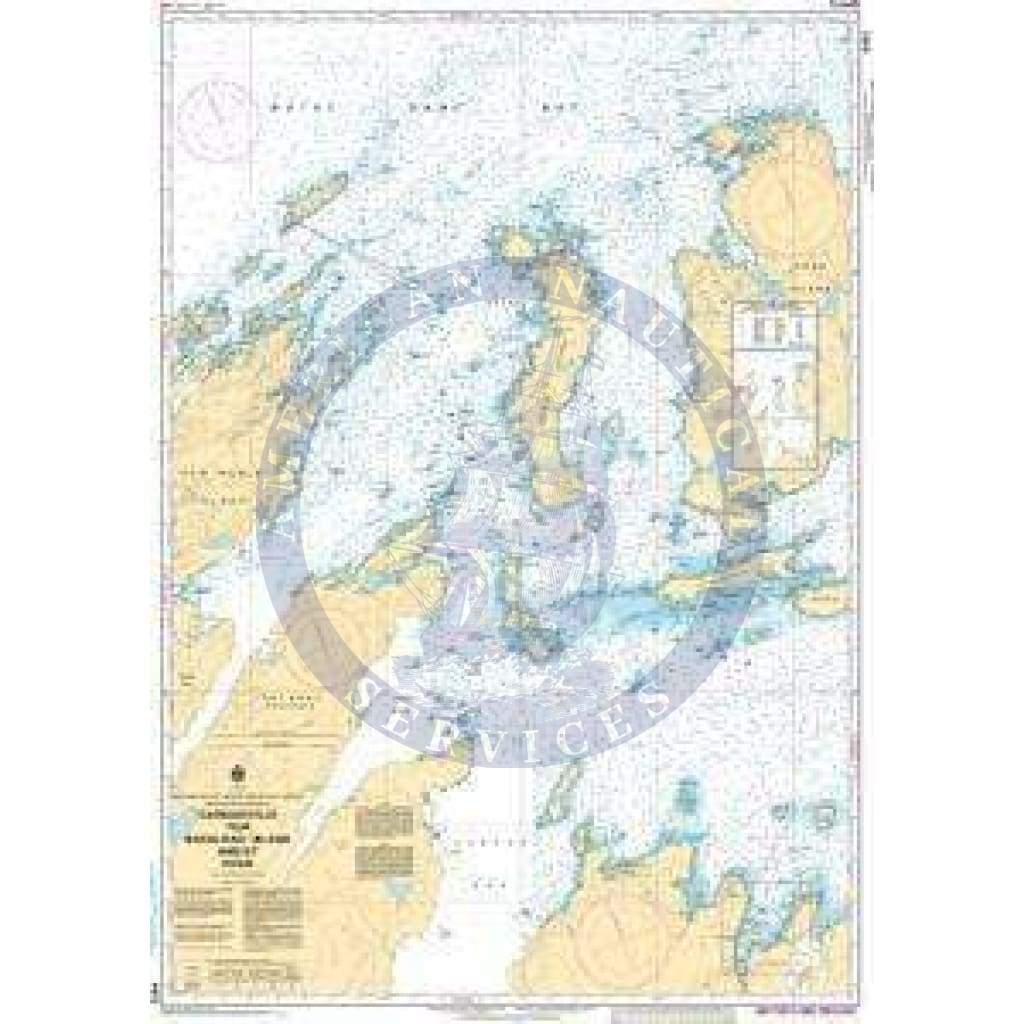 CHS Nautical Chart 4862: Carmanville to/à Bacalhoa Island and/et Fogo
