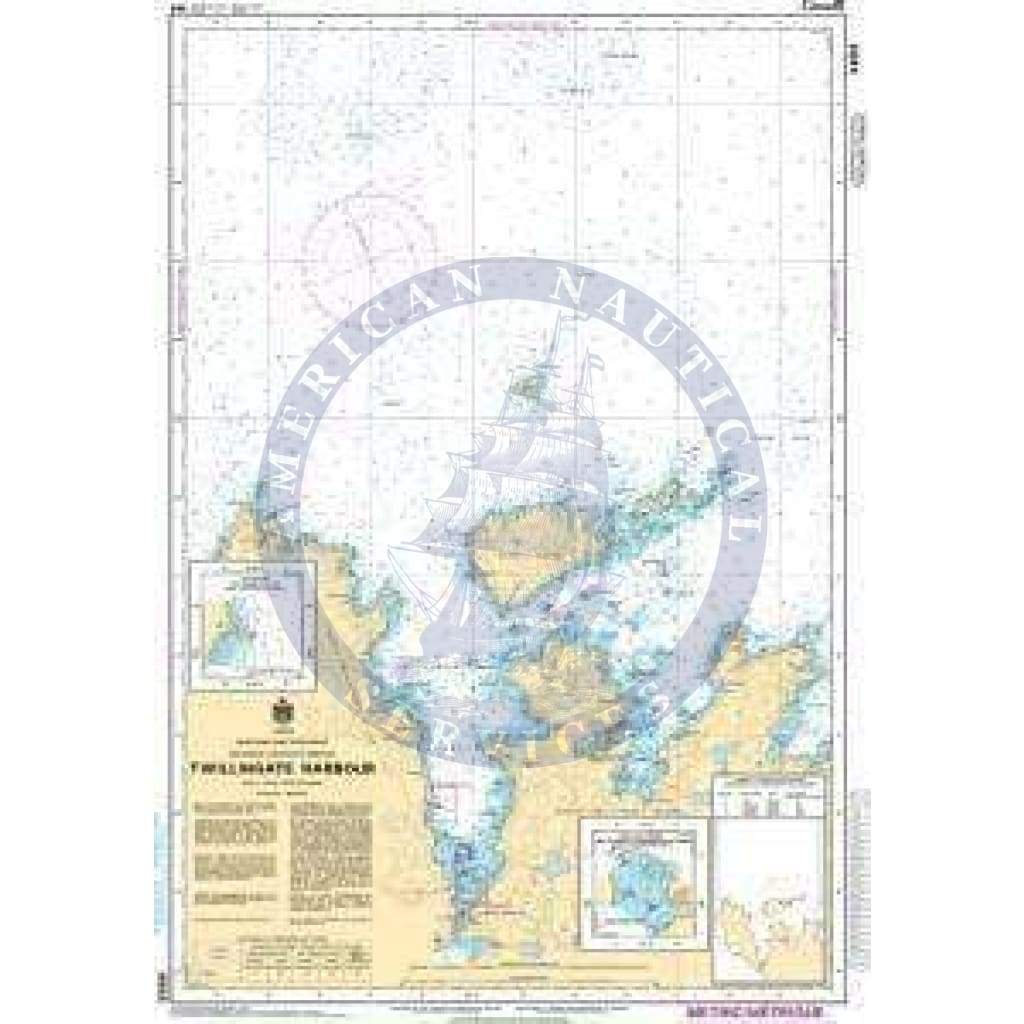 CHS Nautical Chart 4886: Twillingate Harbours