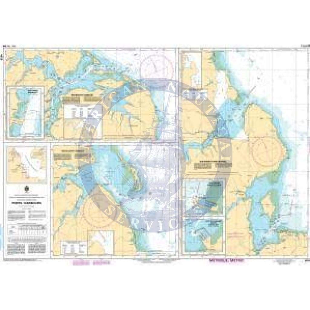 CHS Nautical Chart 4909: Détroit de Northumberland/Northumberland Strait (Partie Ouest/Western Portion)