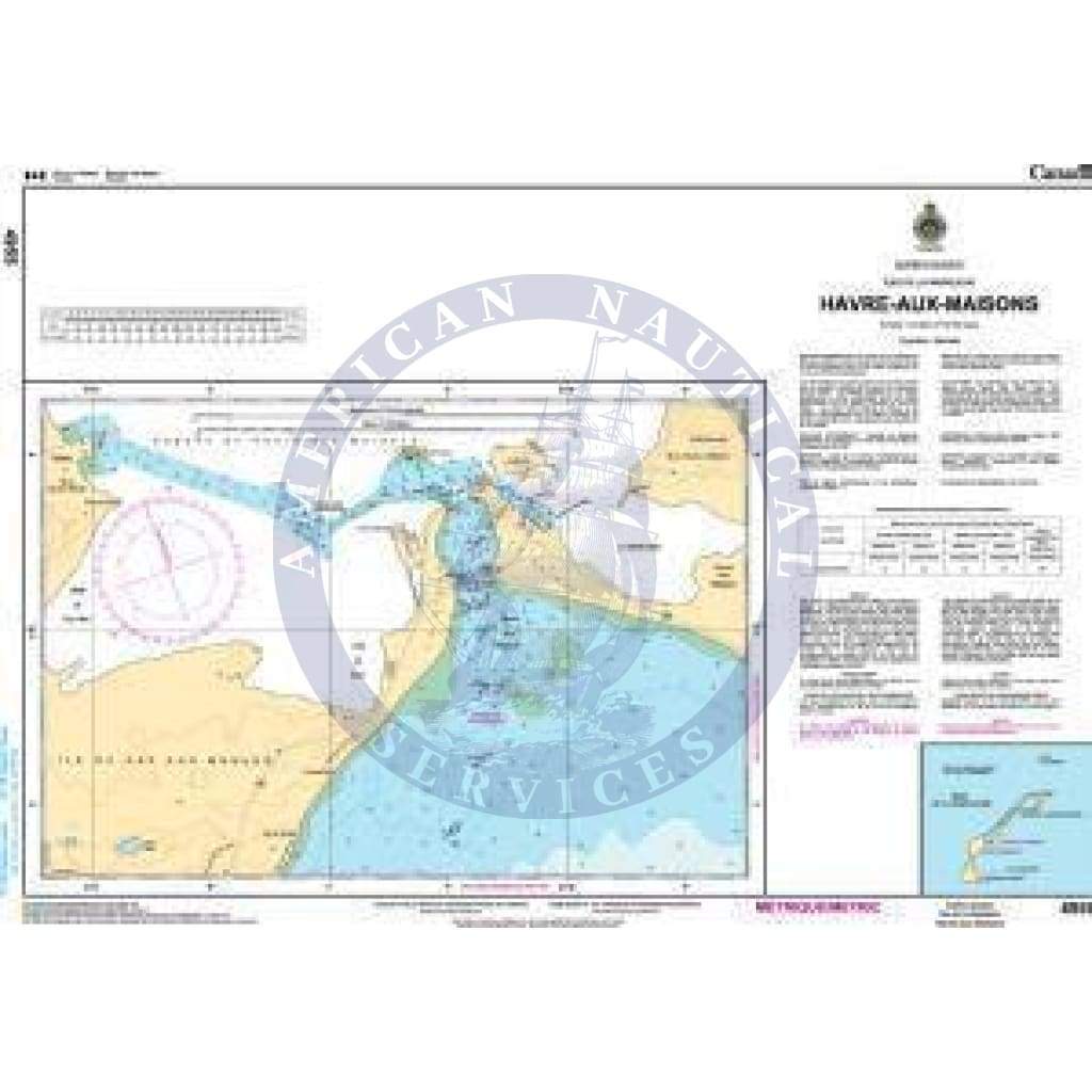 CHS Nautical Chart 4955: Havre-aux-Maisons
