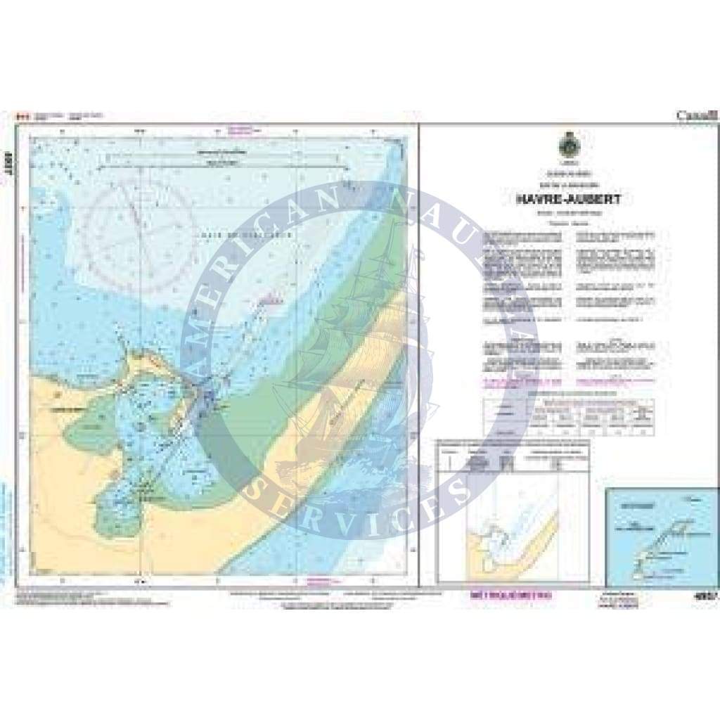 CHS Nautical Chart 4957: Havre-Aubert