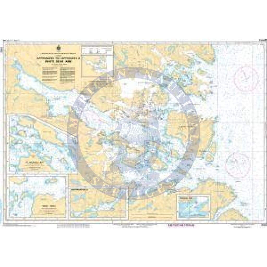 CHS Nautical Chart 5032: Approaches to/à White Bear Arm