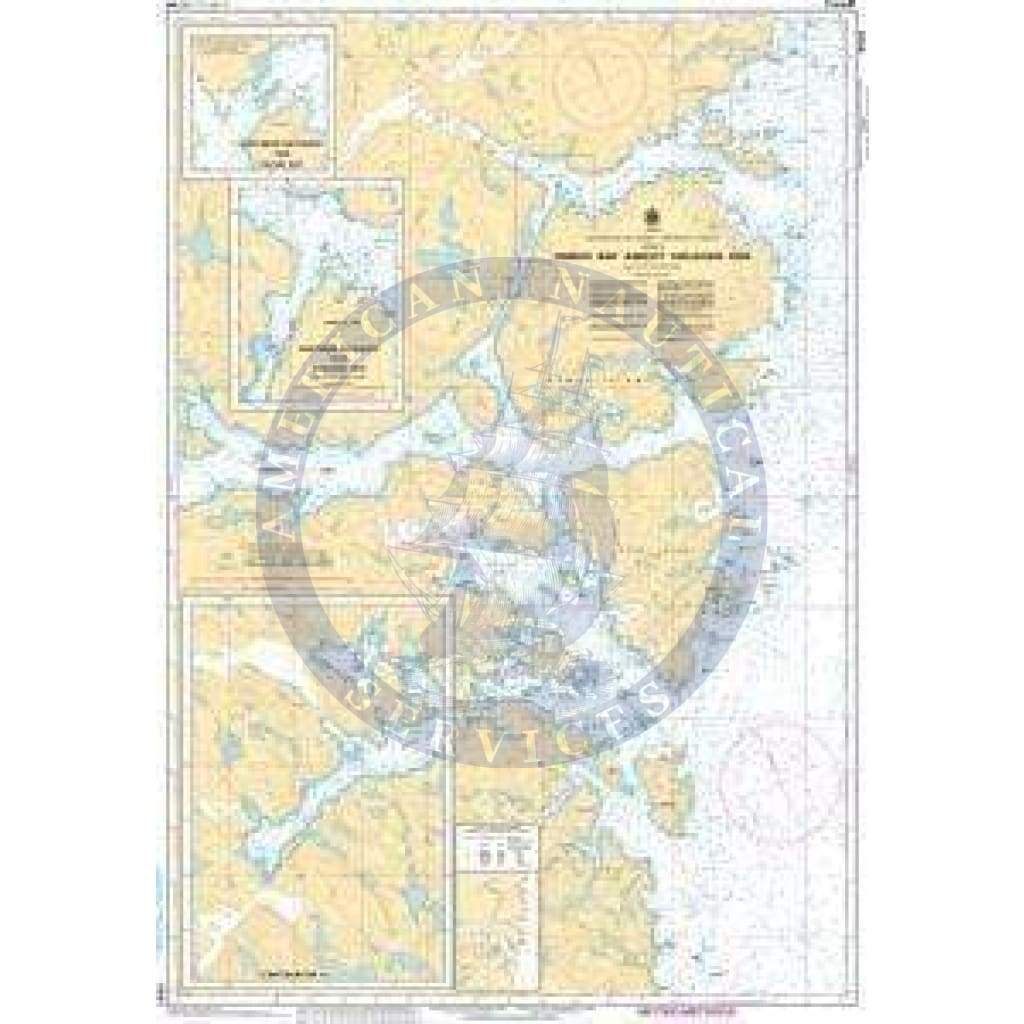 CHS Nautical Chart 5033: Hawke Bay and / et Squasho Run