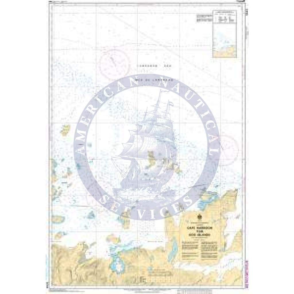 CHS Nautical Chart 5044: Cape Harrison to/à Dog Islands