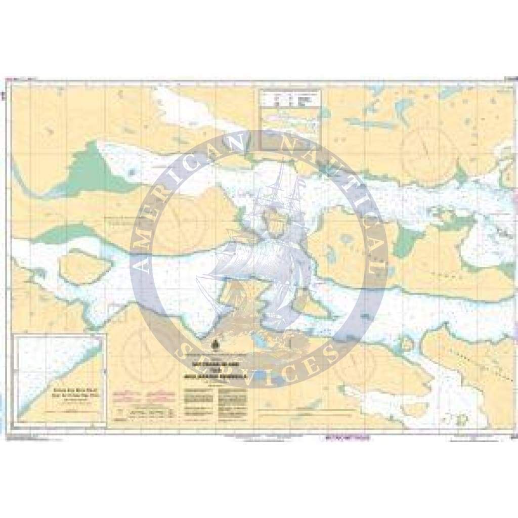 CHS Nautical Chart 5070: Satosoak Island to/à Akuliakatak Peninsula