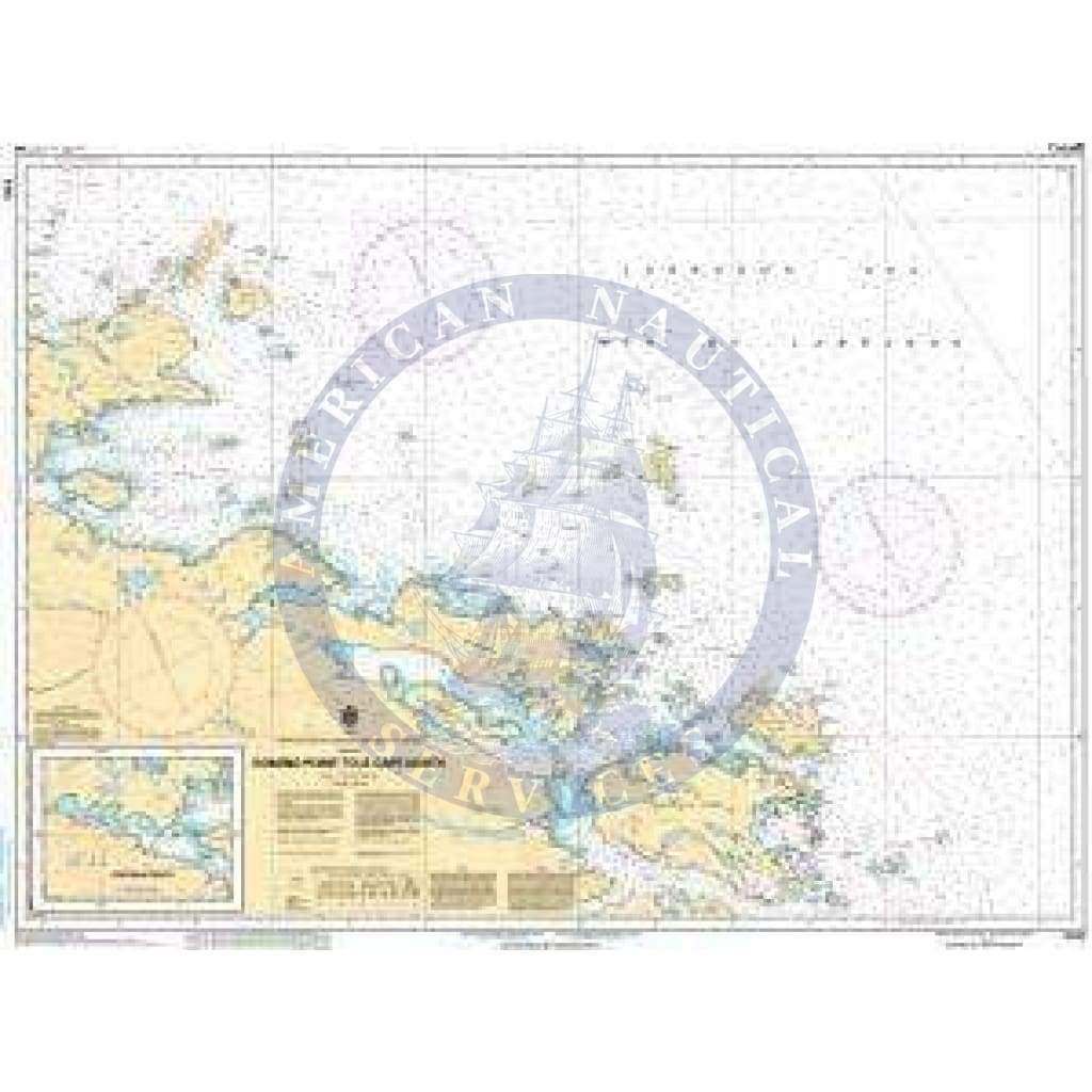 CHS Nautical Chart 5133: Domino Point to/à Cape North