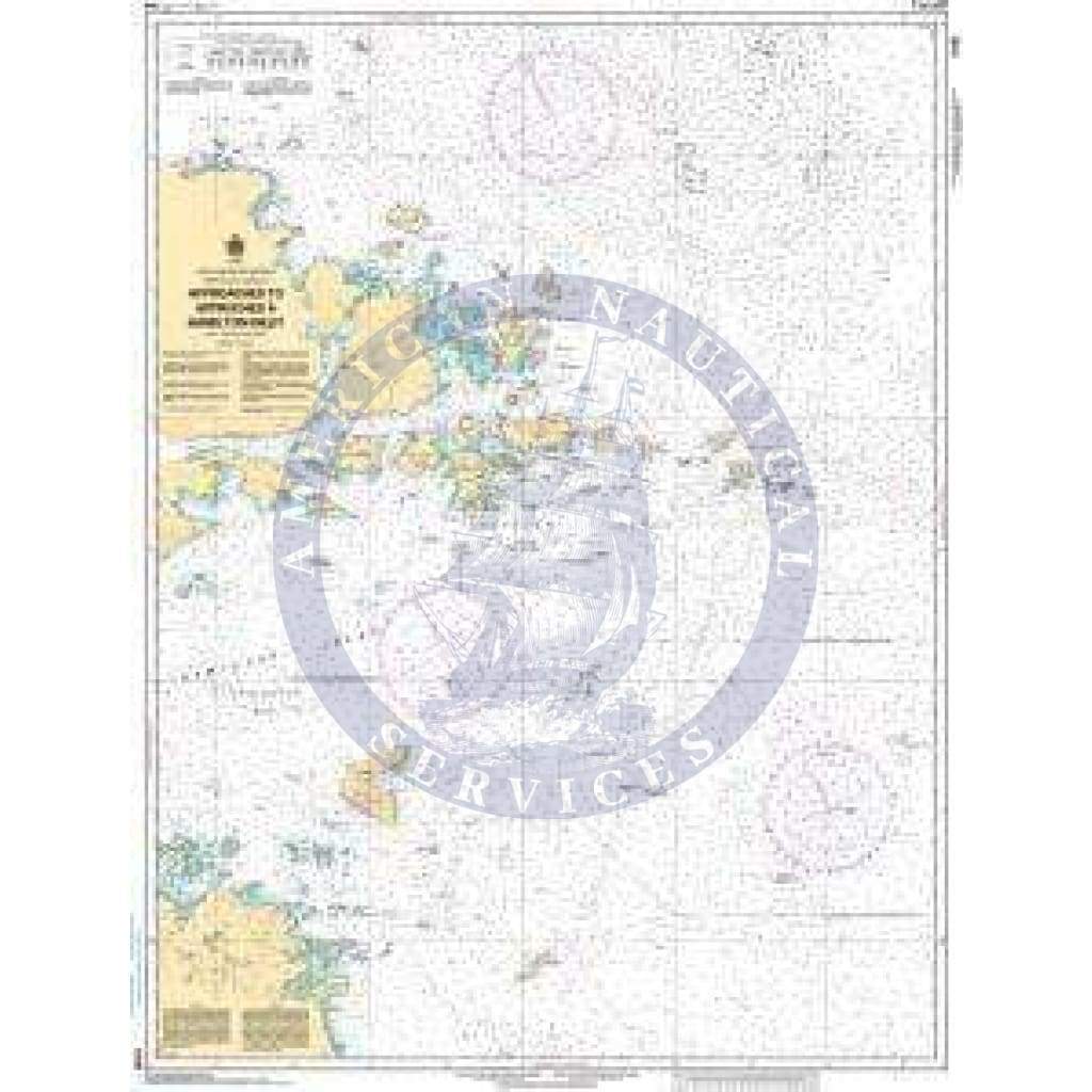 CHS Nautical Chart 5135: Approaches to Hamilton Inlet, Tumbledown Dick Island to Quaker Hat