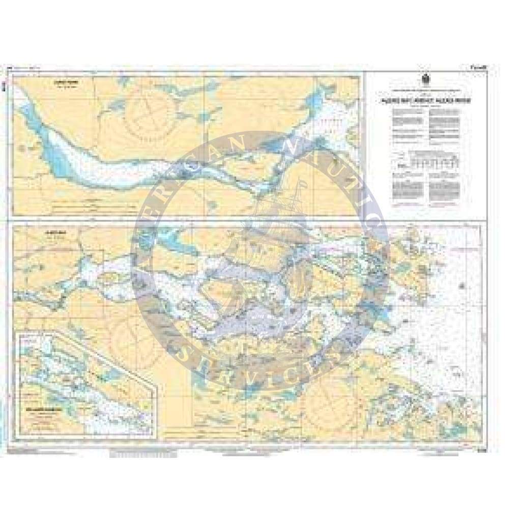 CHS Nautical Chart 5179: Alexis Bay and/et Alexis River