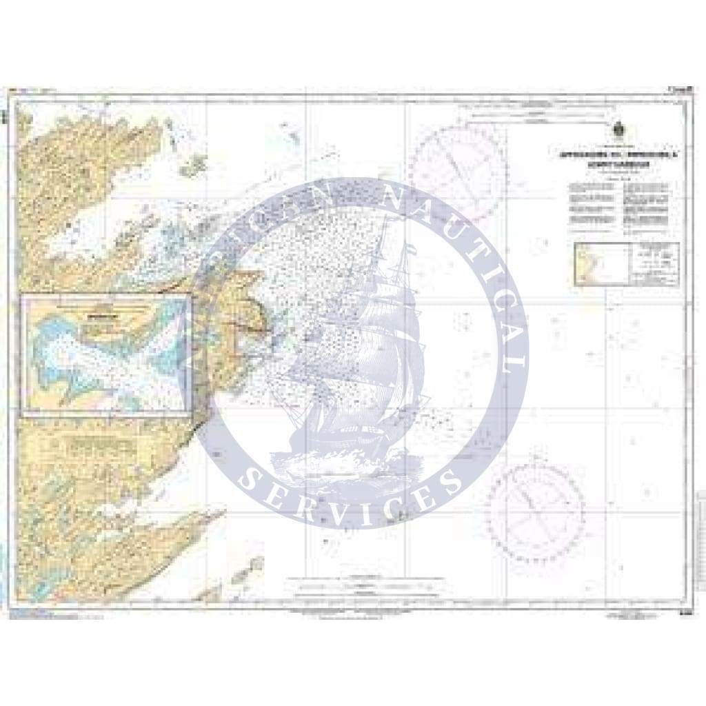 CHS Nautical Chart 5340: Approach to/ Approches à Sorry Harbor