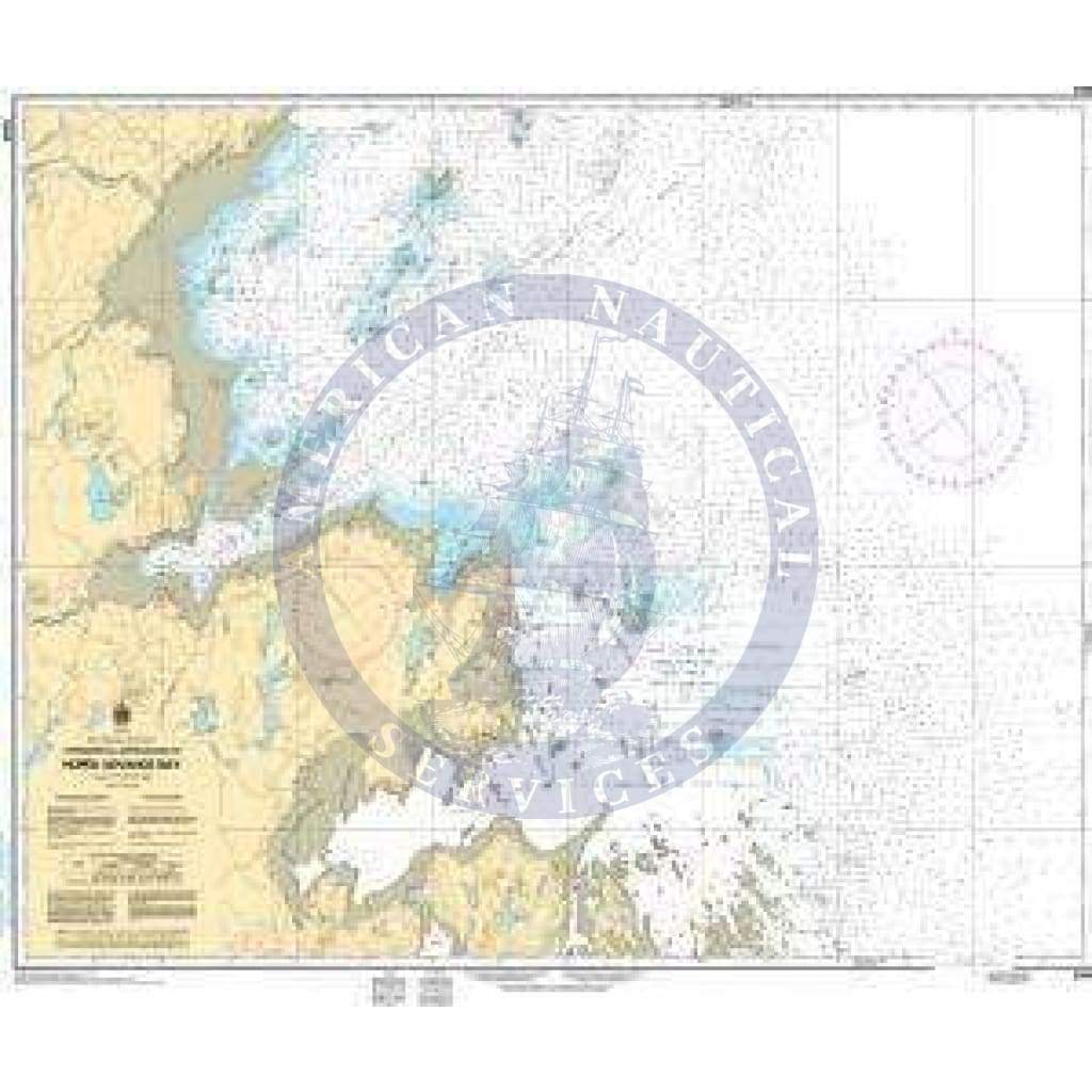 CHS Nautical Chart 5348: Approches à/Approaches to Hopes Advance Bay