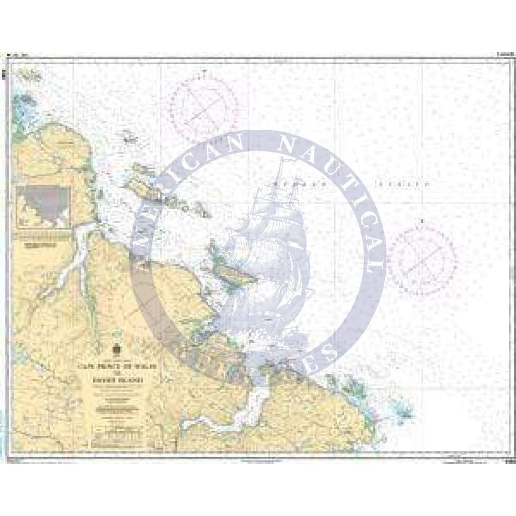 CHS Nautical Chart 5365: Cape Prince of Wales to Davies Island