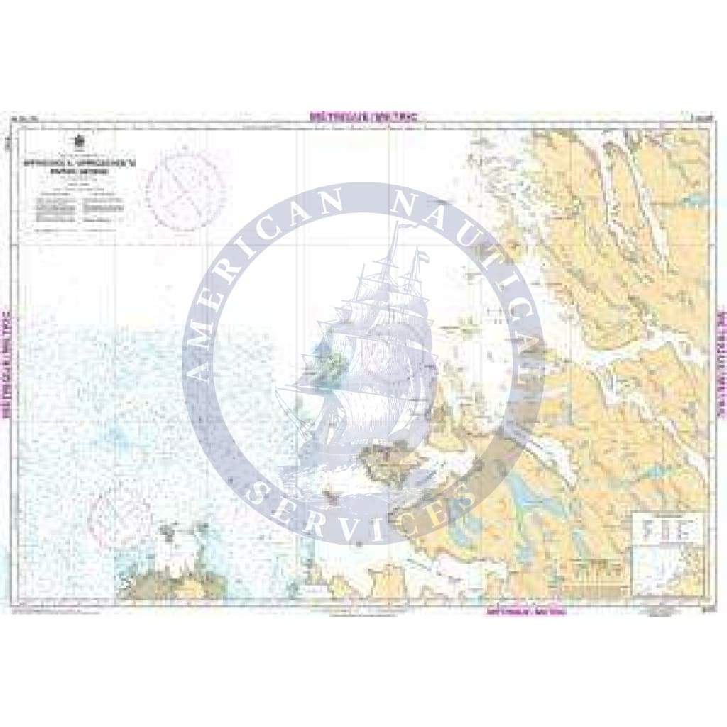 CHS Nautical Chart 5373: Approches à/Approaches to Rivière George