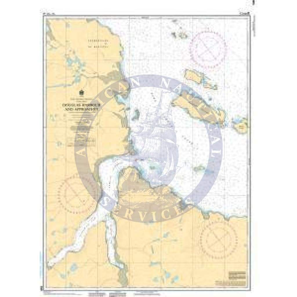CHS Nautical Chart 5391: Douglas Harbour and Approaches