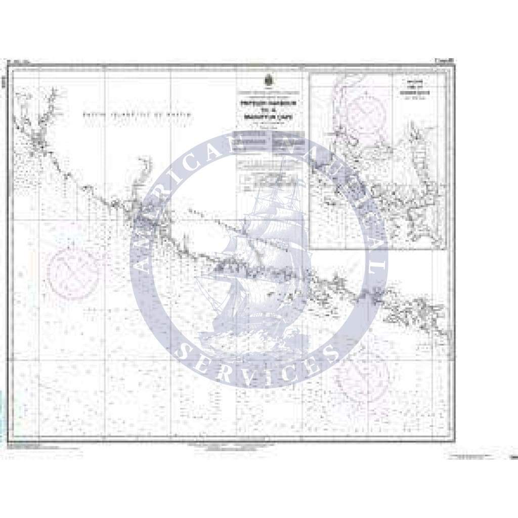 CHS Nautical Chart 5403: Pritzler Harbour to/à Maniittur Cape