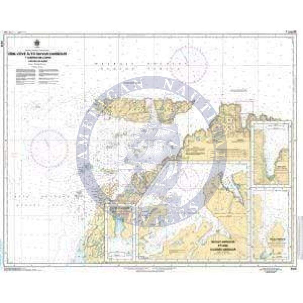 CHS Nautical Chart 5412: Erik Cove to/à Nuvuk Harbour including/y compris Digges Islands