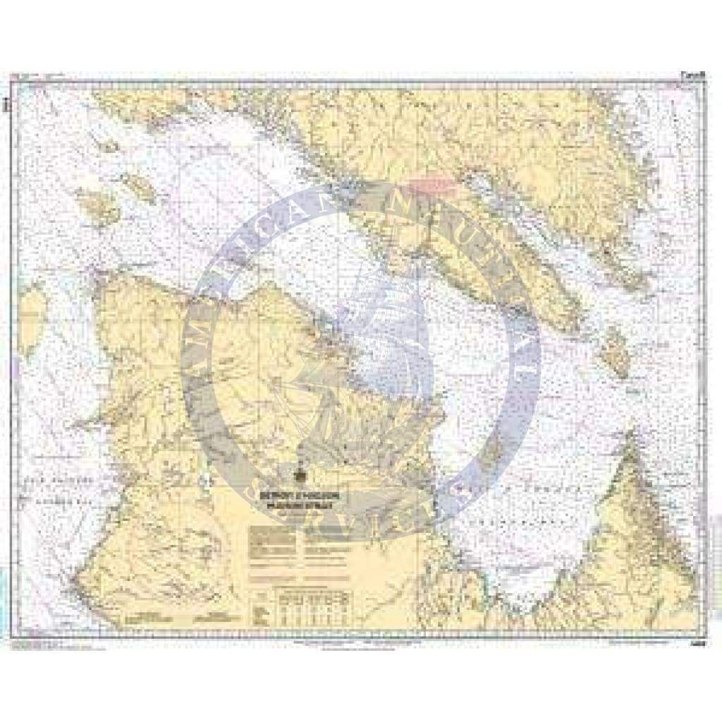 CHS Nautical Chart 5450: Hudson Strait/Détroit dHudson