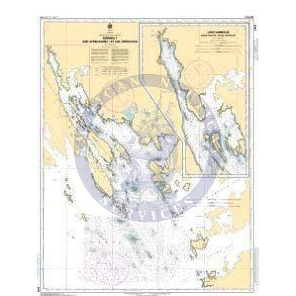 CHS Nautical Chart 5455: Kimmirut and Approaches/et les Approches