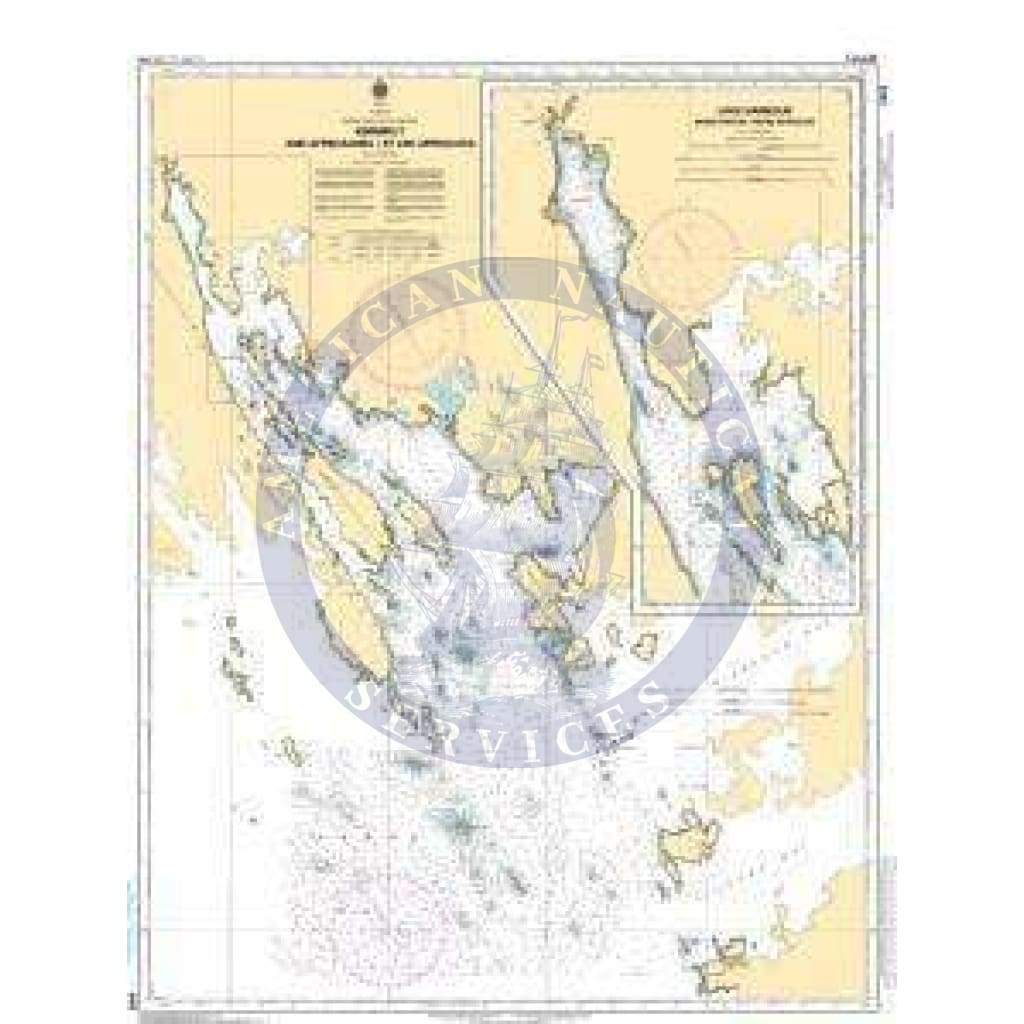 CHS Nautical Chart 5455 Kimmirut and Approaches/et les Approches