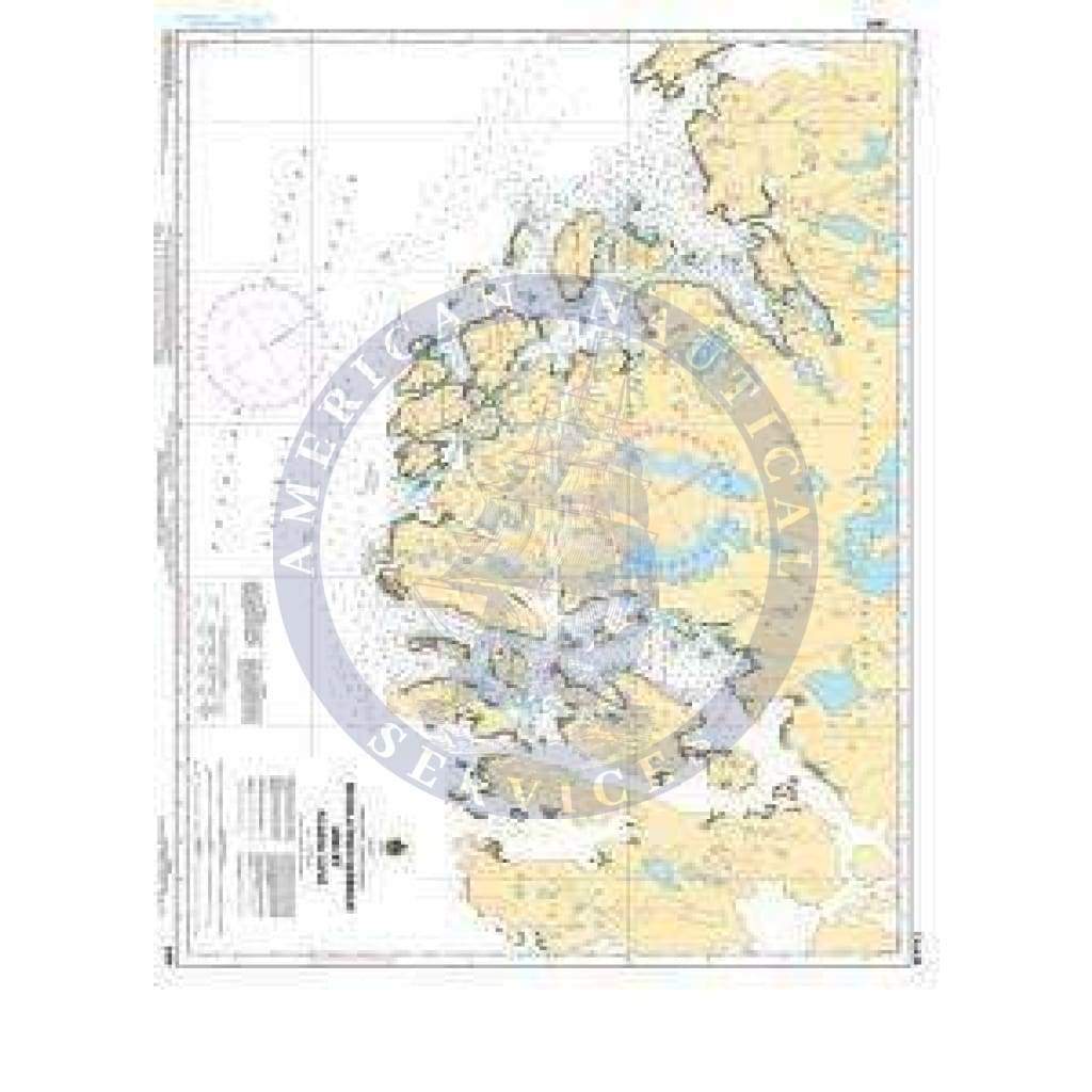 CHS Nautical Chart 5459: Resolution Harbour and/et Acadia Cove