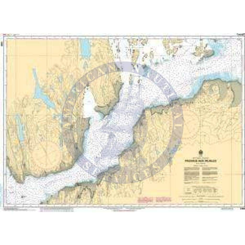 CHS Nautical Chart 5468: Passage aux Feuilles
