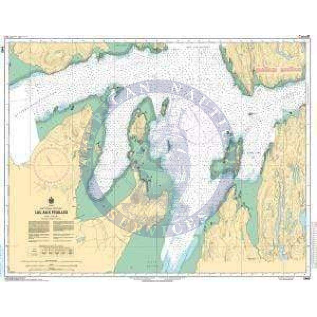 CHS Nautical Chart 5469: Lac aux Feuilles