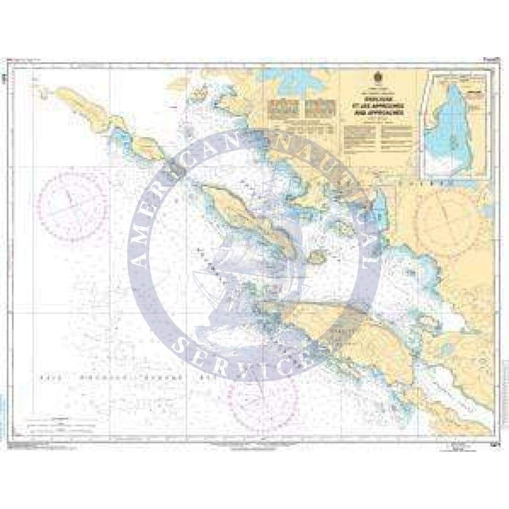 CHS Nautical Chart 5471: Inukjuak et les Approches and Approaches