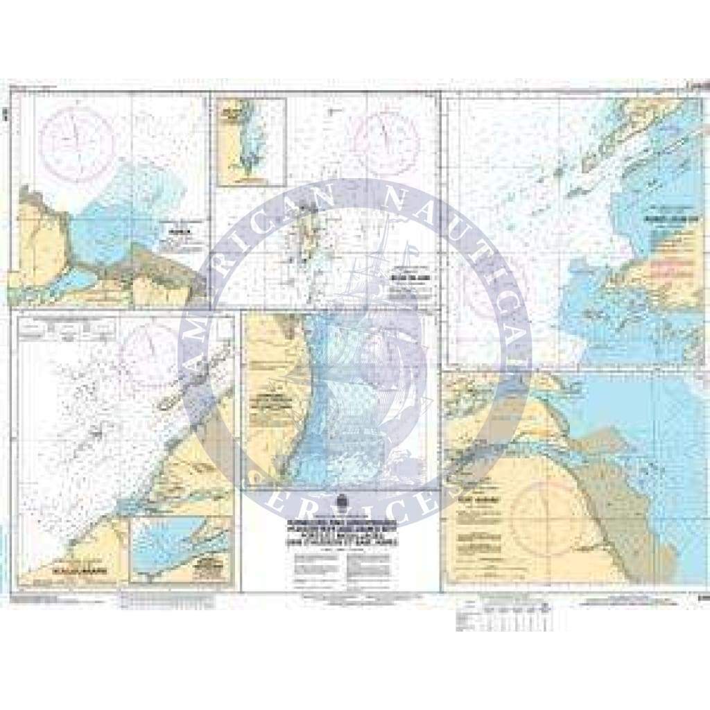 CHS Nautical Chart 5476: Harbours and Anchorages Hudson Bay and James Bay/Ports et Mouillages Baie dHudson et Baie James