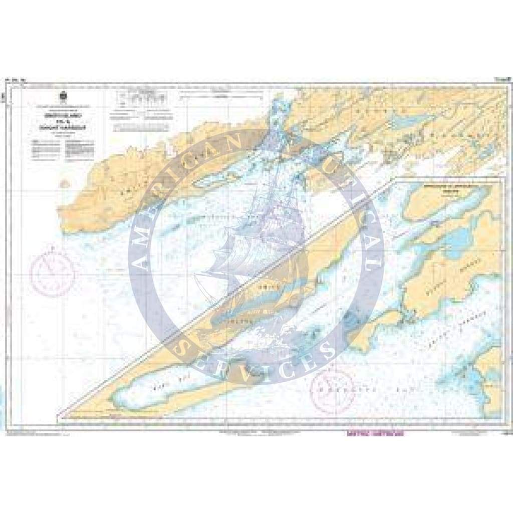 CHS Nautical Chart 5512: Smith Island to/à Knight Harbour