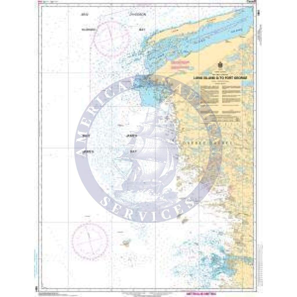 CHS Nautical Chart 5801: Long Island à/to Fort George