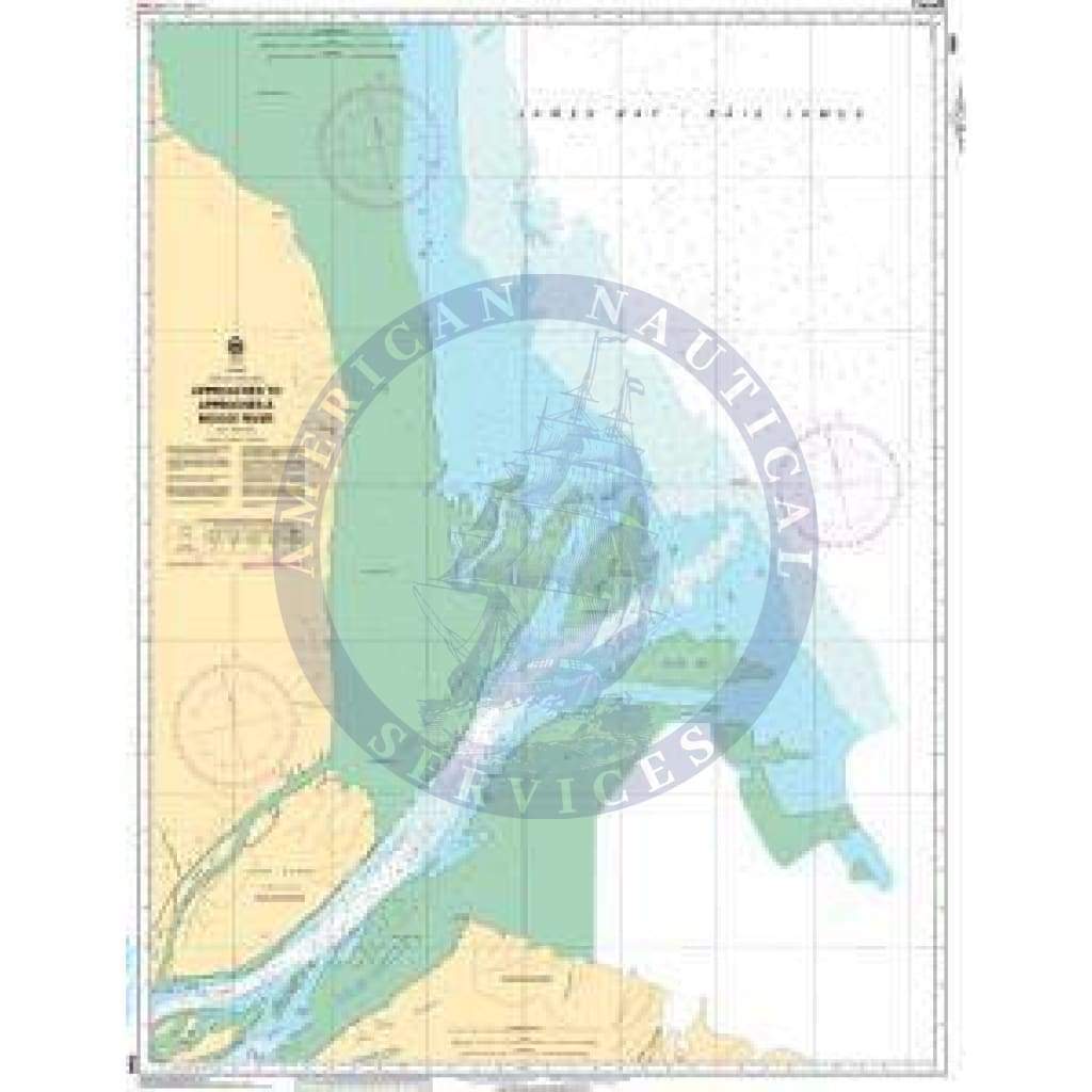 CHS Nautical Chart 5860: Approaches to/Approches à Moose River