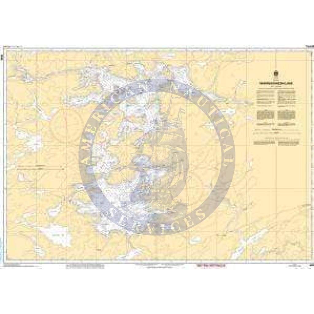 CHS Nautical Chart 6026: Wahwashkesh Lake