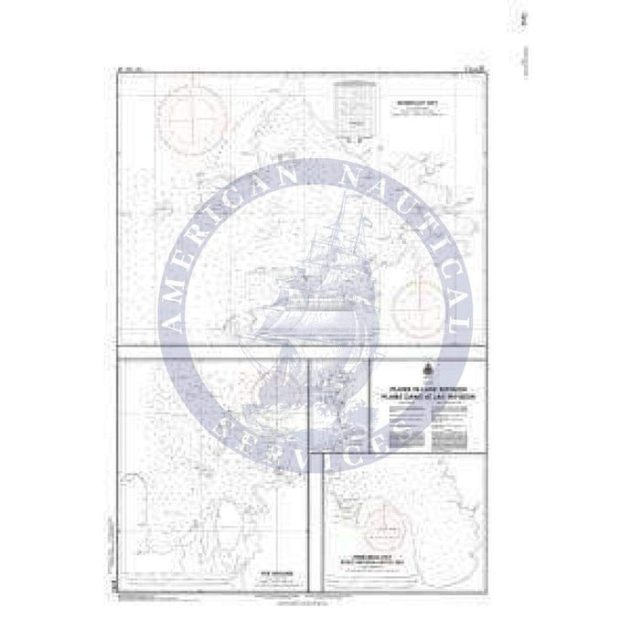 CHS Nautical Chart 6050: Plans in Lake Nipigon / Plans dans le lac Nipigon