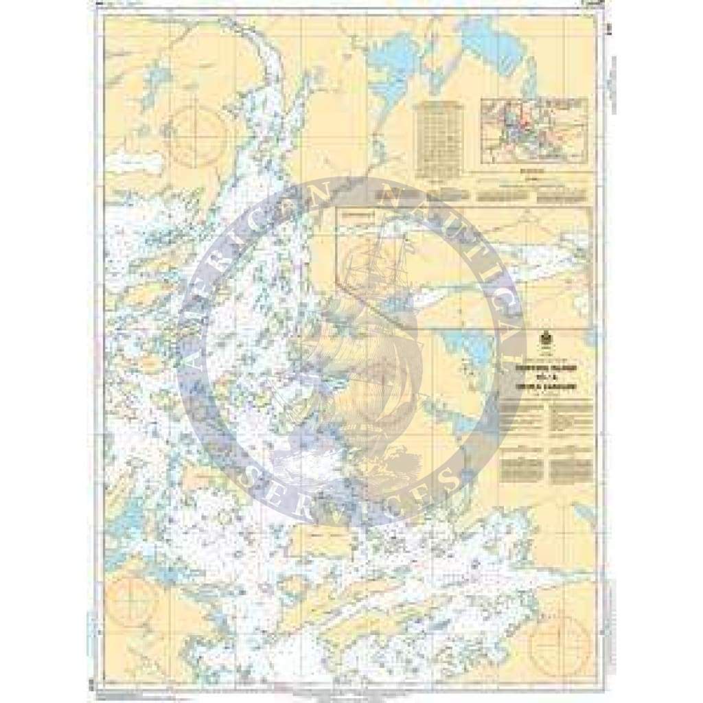 CHS Nautical Chart 6107: Hostess Island to/à Devils Cascade
