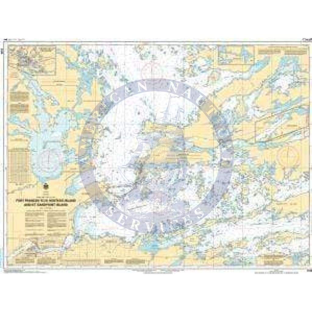 CHS Nautical Chart 6108: Fort Frances to/à Hostess Island and/et Sandpoint Island