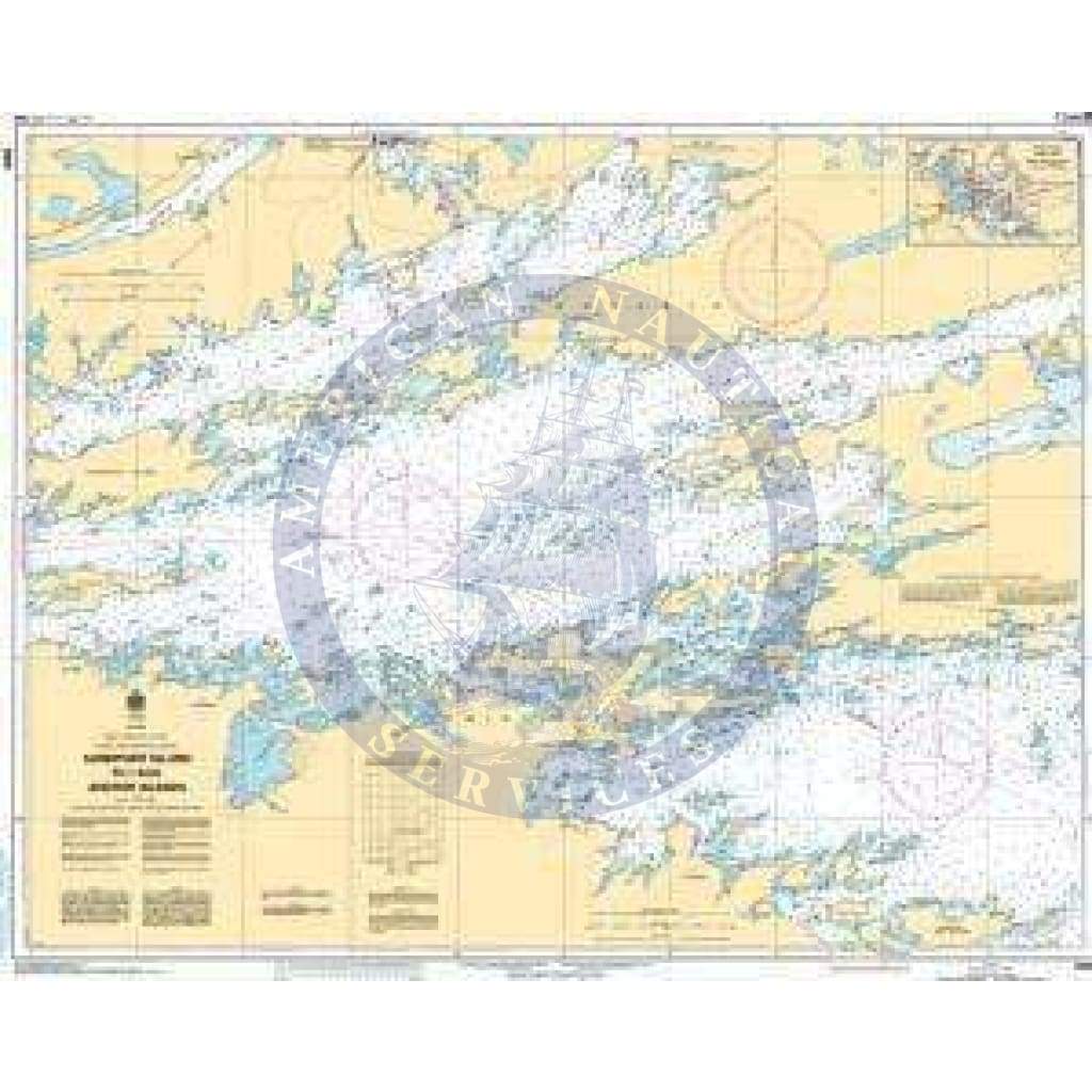 CHS Nautical Chart 6109: Sandpoint Island to/aux Anchor Islands