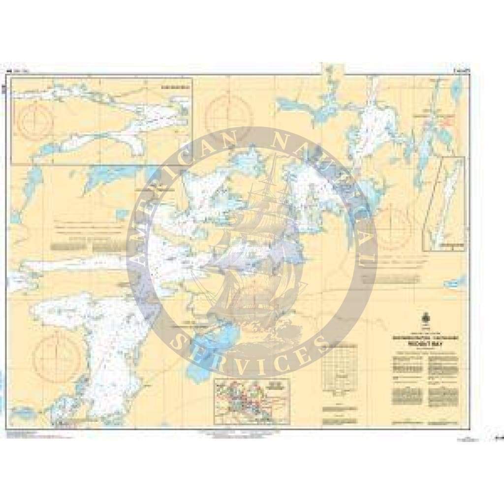 CHS Nautical Chart 6110: Redgut Bay