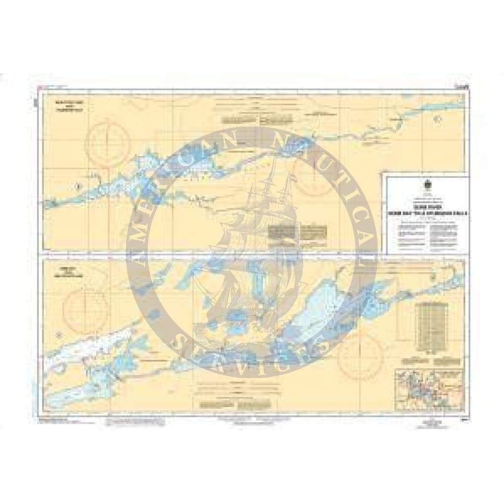 CHS Nautical Chart 6111: Rainy Lake/Lac à la Pluie Eastern Portion/Partie Est Seine River Seine Bay to/à Sturgeon Falls