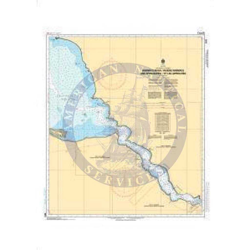 CHS Nautical Chart 6243: Winnipeg River/Rivière Winnipeg and Approaches/et les Approches