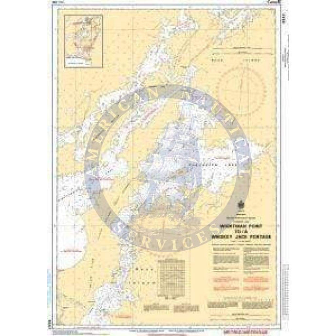 CHS Nautical Chart 6247: Wightman Point to/à Whiskey Jack Portage