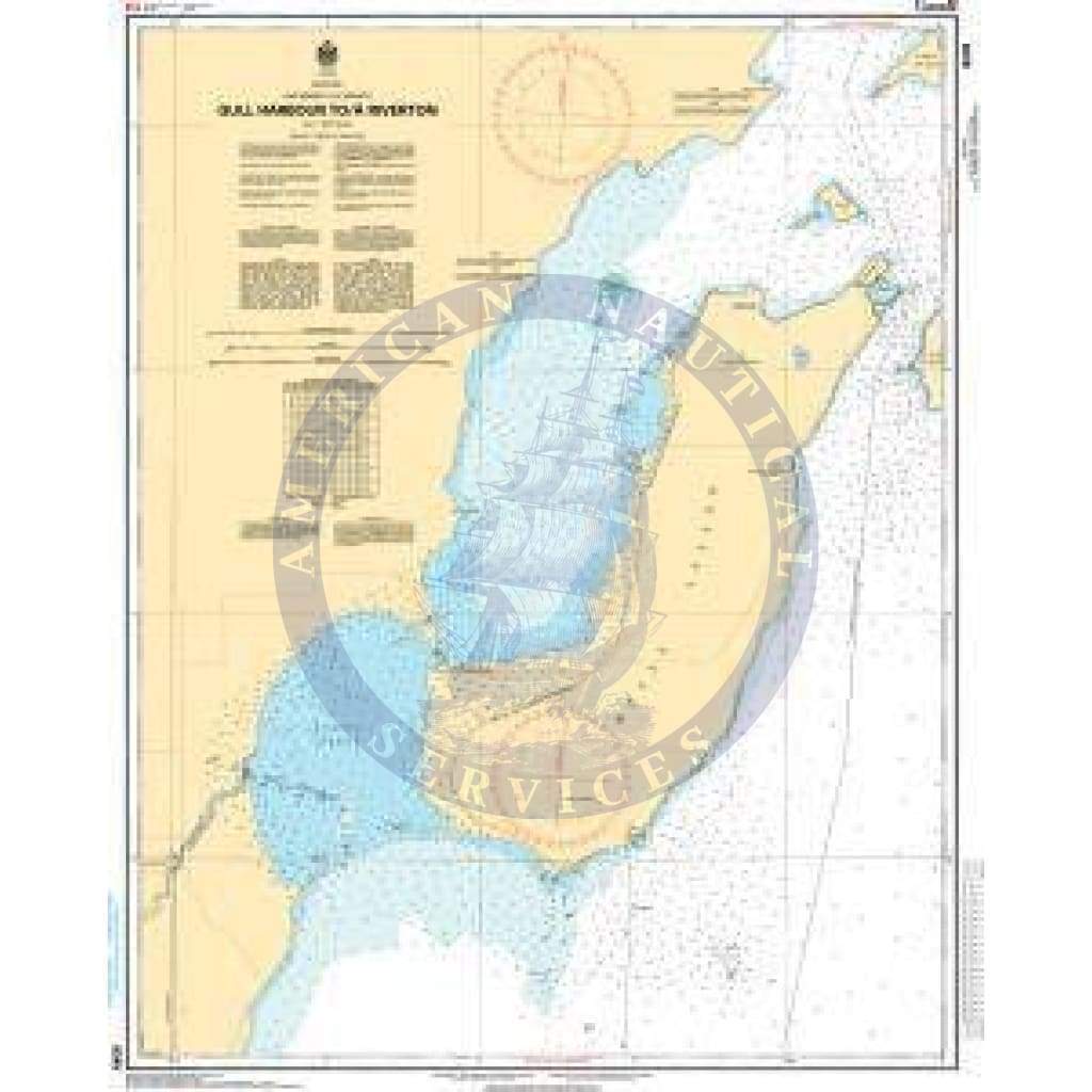 CHS Nautical Chart 6249: Gull Harbour to/à Riverton