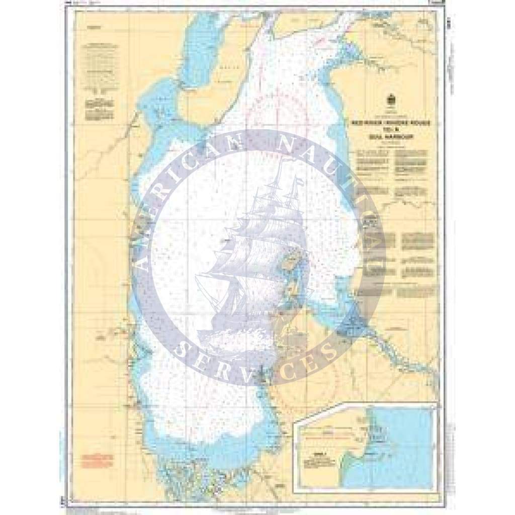 CHS Nautical Chart 6251: Red River / Rivière Rouge to/à Gull Harbour