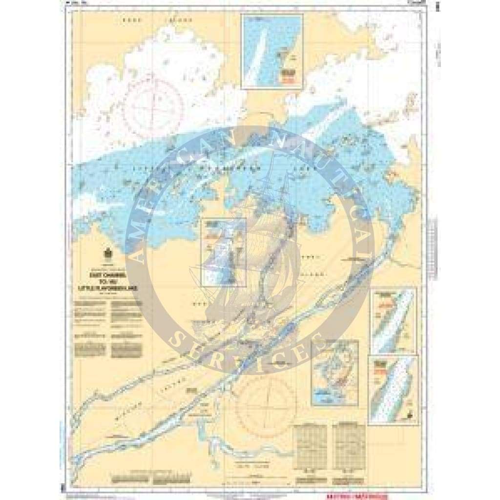 CHS Nautical Chart 6264: East Channel to/au Little Playgreen Lake